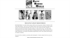 Desktop Screenshot of buttnakedmedia.com